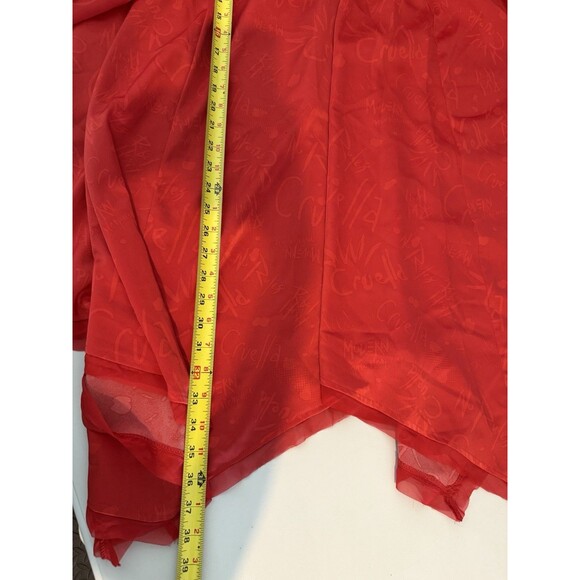 CRUELLA RULES Her Universe Live Red Evening Dinner Party Dress 3XL Disney Parks - Picture 10 of 15